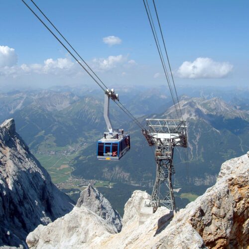 Gondel der Zugspitzbahn